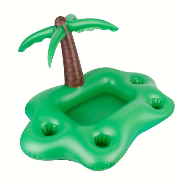 Grøn oppustelig drikkebakke til pool Green