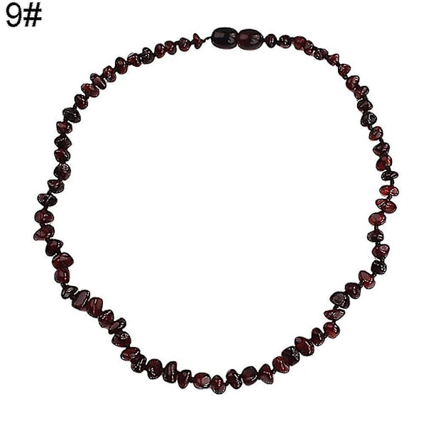 Retro Halsband för Kvinnor med Naturlig Bärnstenspärla, Handgjort, Mors Dagspresent