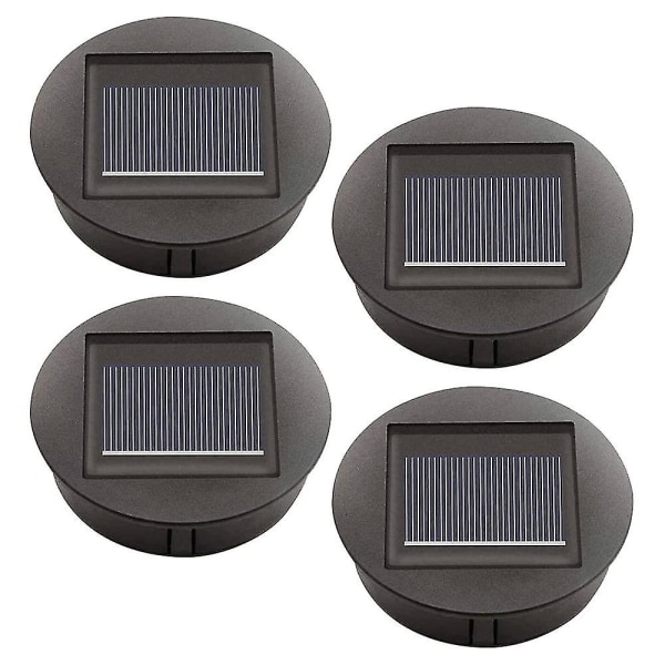 4 delar utbyte av solcellslampor med led-lampor, byte av solar toppljus, led solar