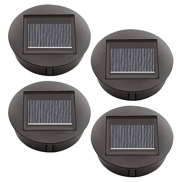 4 stk. solcellelamper med LED-pærer, solcellelamper, LED-solcellelamper