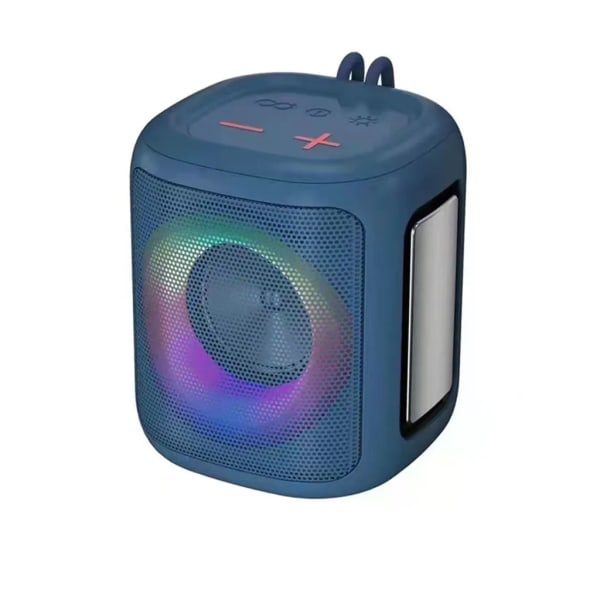 A80 Bærbar Udendørs Bluetooth Højttaler Vandtæt RGB Åndelys Subwoofer Bærbar Trådløs lille højttaler