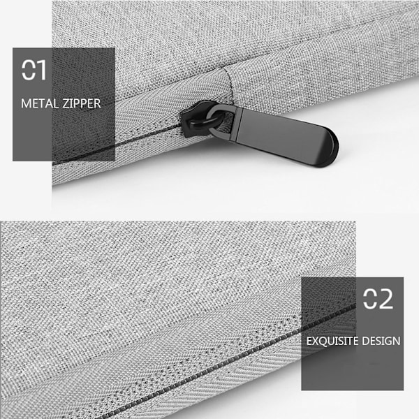 11-15.6 tum väska fodral Laptop CASE 14.1 tum Svart Black 14.1 inches