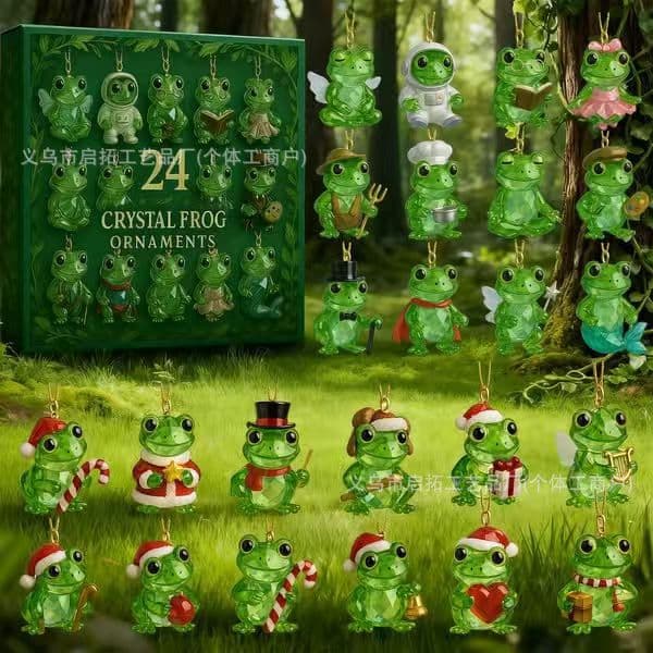 Havglas Nisse Julekalender 2026 – Lille Nisse Jule-nedtælling Highland Cow E