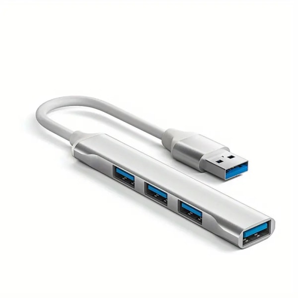 4-Port USB 3.0 Hub: Multi-Port Socket Type C Adapter Lader Splitter For PC