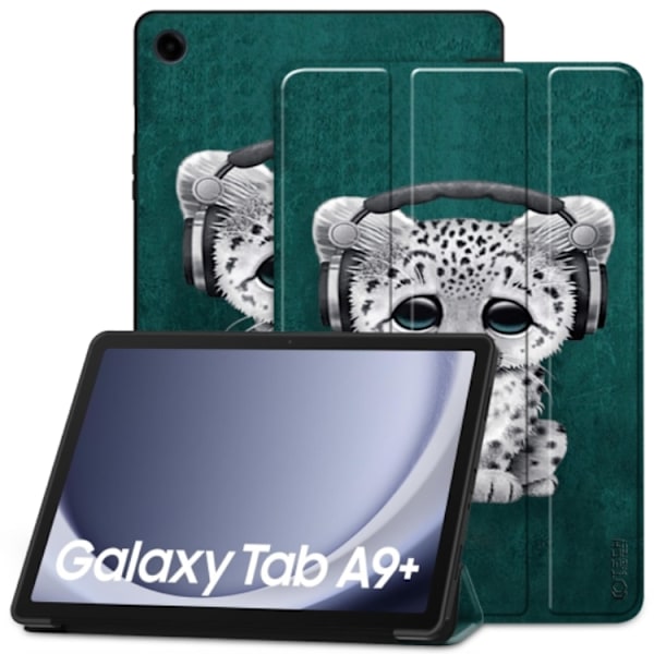 Tech-Protect Galaxy Tab A9 Plus Fodral Smart - Ledsen Katt 210