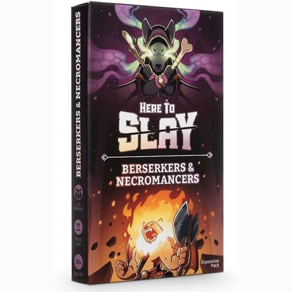 Here To Slay Berserker &amp; Necromancer Expansion Pack - suunniteltu lisättäväksi Here To Slay -peruspeliisi