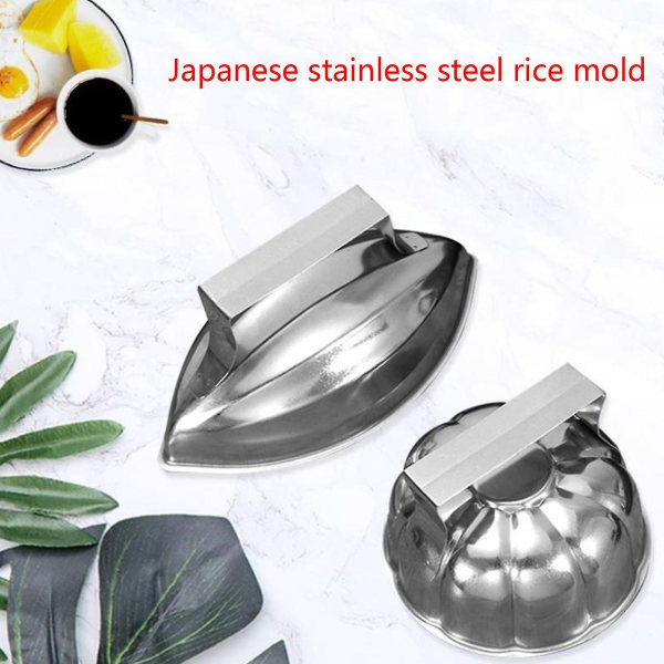 Omurice-form Ris Japanske forme i rustfrit stål Køkken Risbolleforme (bejoey)