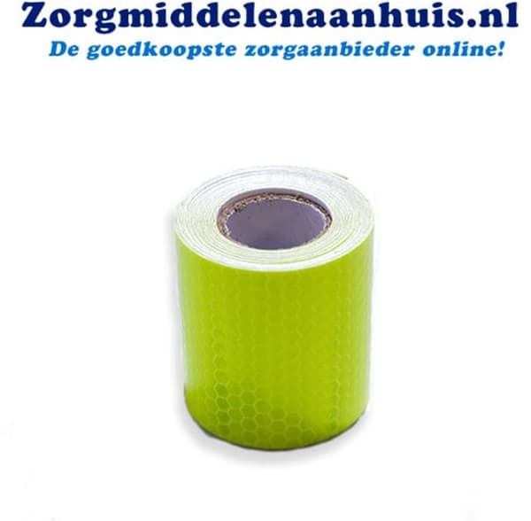 Reflekterende Tape Klasse 1 Selvklebende 2 Ruller Hvit Rød 5cm Bredde 300cm Lengde Per Rull