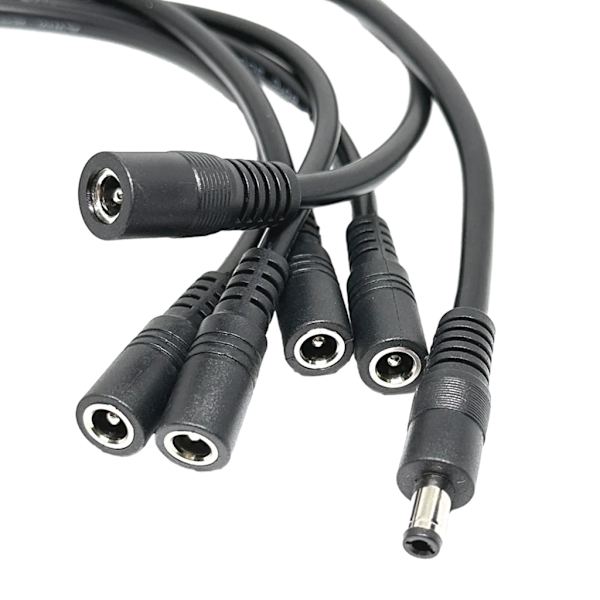 XT60/T-stik kvinde/han til 5,5x2,5 mm stik Batteriopladningsadapterkabel null - MF 0.04