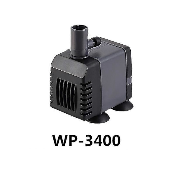 220-240V 5-25W Akvarium Nedsenkbar Pumpe Stille Filterpumpe Steinhage Bonsai Miniatyr Liten Pumpe Vind Vannhjul Mini Pumpe LGL WP-3400