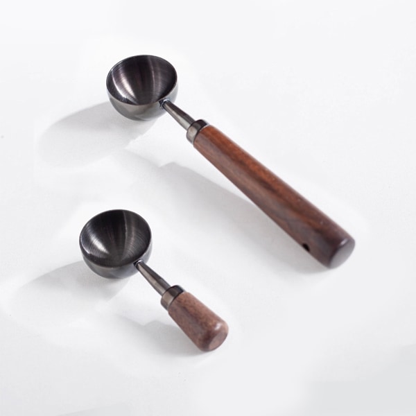 2 stk. Kaffe måleske Kaffe målekop SORT_xx Black