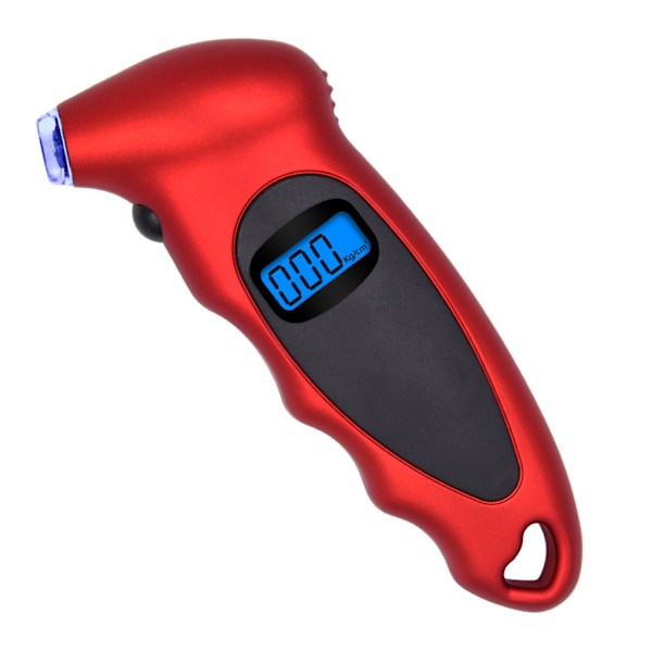 Lätt Däcktrycksmätare 4-Räckvidd Digital Däcktrycksmätare 150 PSI / 0-10bar/ 0-1000KPA/ 0-10kg/c㎡ LCD-