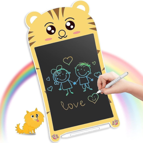 8,5 tums ritblock för barn skrivblock Uppgraderat djurskrivblock för barn färg