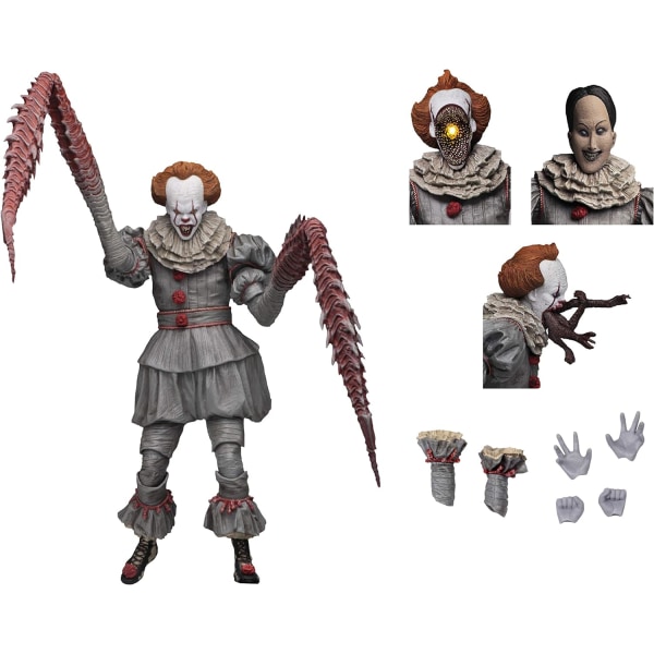 7-tommers skala actionfigur - Ultimate Pennywise The Dancing Clown
