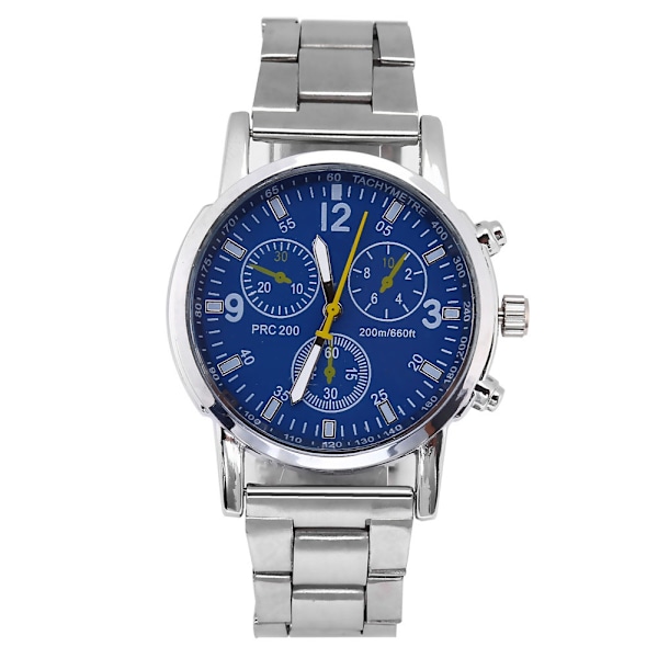 Herrar Analog Armbandsur Rostfritt Stål Legering Boett (Blå)