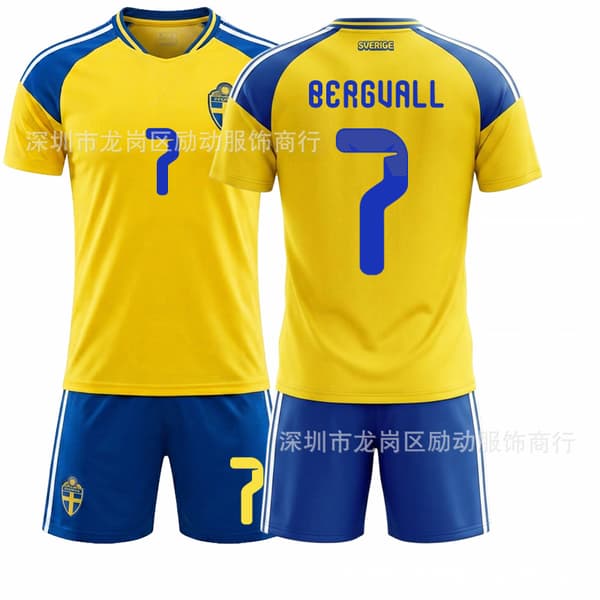 VM-udebane trøje 2026 – Fodboldtrøjer til voksne og børn Size 7 with socks + protective gear #twenty two