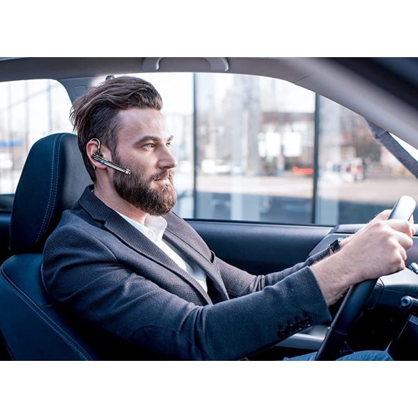 Bluetooth-headset med mikrofon, ett öra handsfree-headset -f