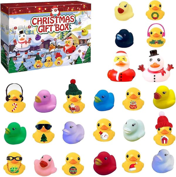 Gummiank Advent 2025, Advent 2025 Barn, Advent And Badekar For {AZC} 06-24 ducks