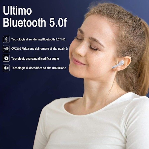 USB-C pikalatavat langattomat urheilukuulokkeet, Stereo Langattomat kuulokkeet mikrofonilla iOS Android älypuhelimelle PC:lle, IPX5 Vedenkestävä