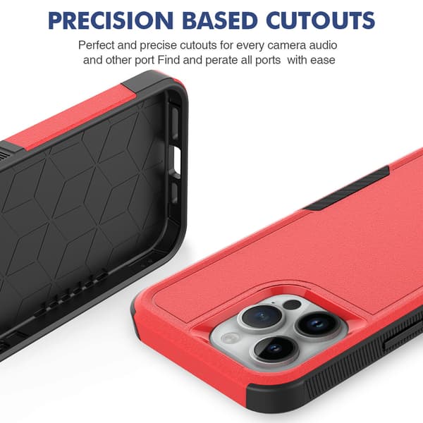 SERIES Cover til iPhone 13 Pro (KUN) Stødsikkert mobilcover - SORT