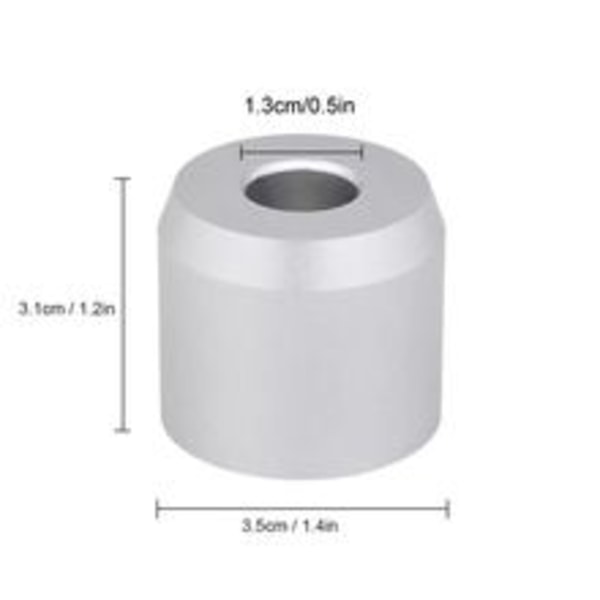 2-pack rakhyvelställ, öppningsdiameter 0,7" (18,5 mm) rakstativ i aluminiumlegering för män