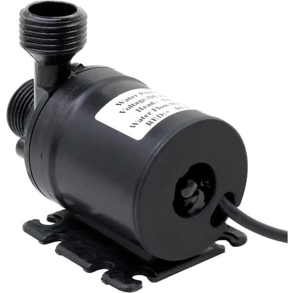 NA/Cirkulationspumpe DC 12V 800L/H 5M Vandcirkulationssystem Sort 1 stk