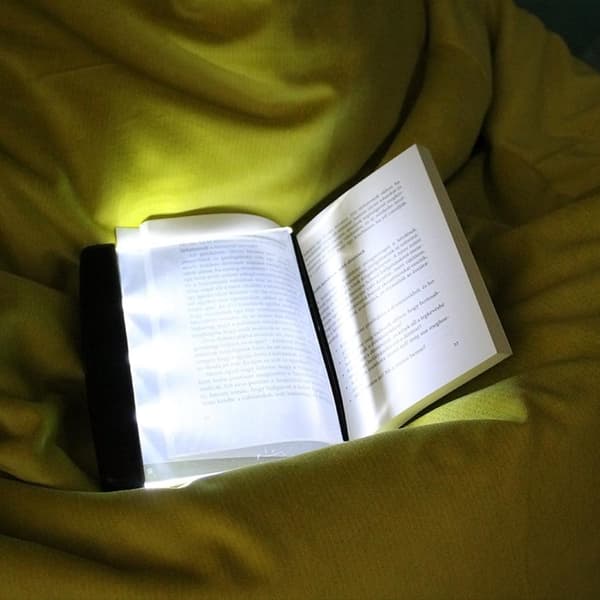 Boglampe - Læselampe / LED-lampe - Lampe til Bog Black black