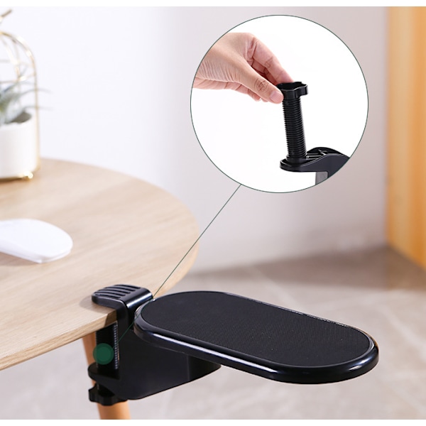Dator Hand Mount Armstöd Handledsstöd Musmatta Skrivbord Ex