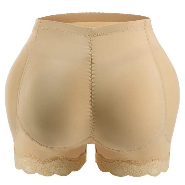 Polstret rumpeheis Korrigerende undertrøye Butt Enhancer Body Shaper Slankende stropp Falsk hofte Shapwear Undertrøye Push Up Bukse Hud Skin XXXL