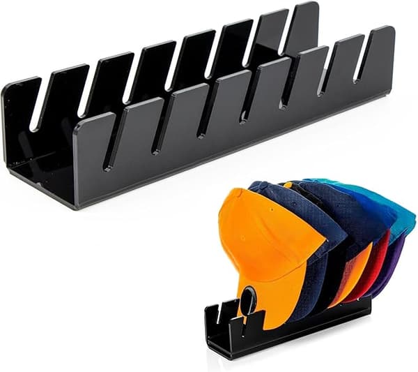 Baseball Cap Organizer Holder 7 Kasketter Sort (W)_xx