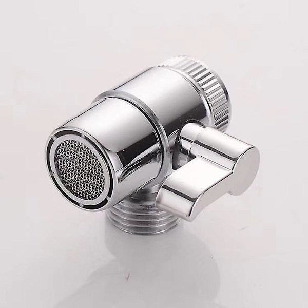 Bryteradapter for kjøkkenkran, splitter for kjøkkenvask, ventil for vannfordeler, krantilkobling for toalett, bidet, dusj, kjøkken, 1 stk.