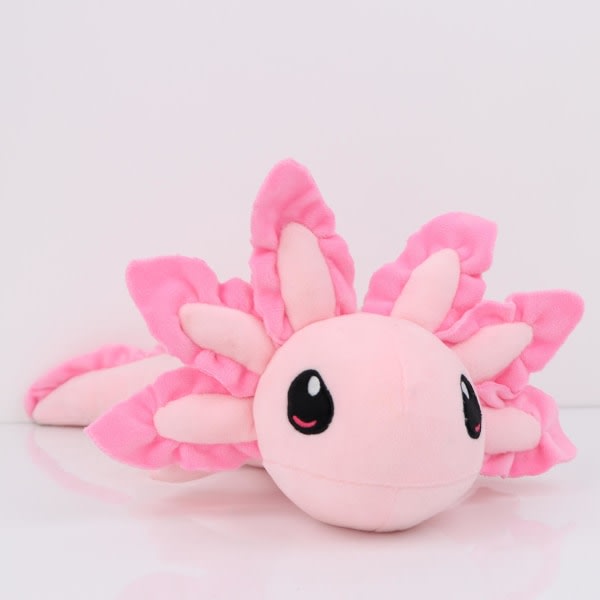 45 cm Axolotl Merah Muda Mainan Mewah Kawaii Axolotl Boneka Mewah Lembut Mainan Hewan Mewah Anak Perempuan Hadiah Ulang Tahun Natal Mainan