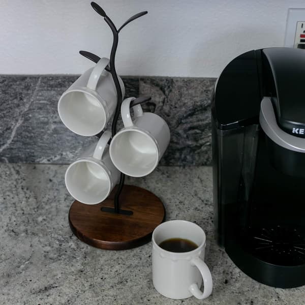 Kaffekoptræ til bordplade, kaffekopholder, kopholder til bordplade