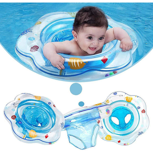 Svømme Ring Baby, Oppblåsbar Baby Svømme Sete Svømmehjelp Svømmetrener Svømmetrener Barn Småbarn Svømme Ring Float