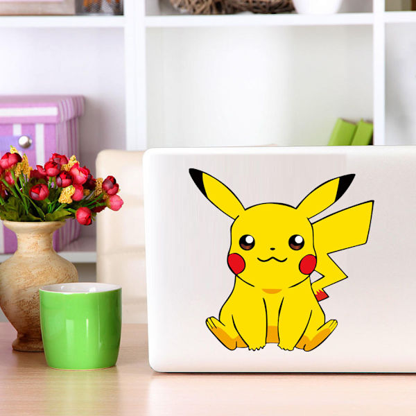 Pikachu Sjov Peaker Sticker Mærkat Til Bil Bærbar Klistermærke Vindue Pokemo