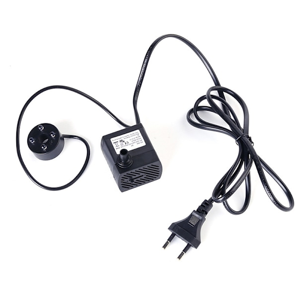 AC 220V 3W EU-kontakt Nedsänkbar Vattenpump Akvarium Fontän A1