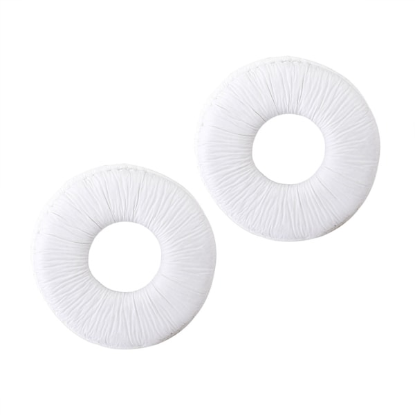 Ørepuder 70MM Hvide Høj Elasticitet Holdbare Bløde Komfortable Ørepuder til MDR ZX100 ZX300 Headset