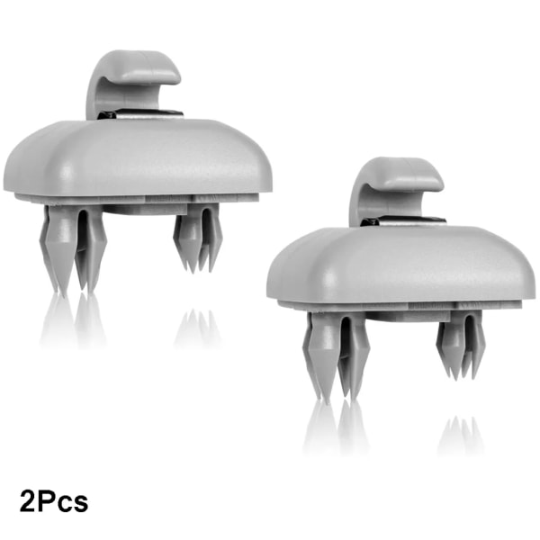 2 kpl sisäiset aurinkosuojan koukku kiinnikkeet Audi A1 A3 A4 A5 Q3 Q5 (8E0 857 562) A7 B6 B7 B8 S4 S5 aurinkosuojan pidike auton sisäosat harmaa