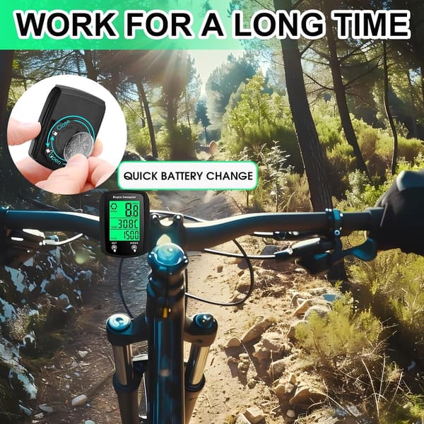 19-funktions cykelcomputer IP54 vandtæt GPS-speedometer kilometertæller kablet cykelcomputer touchscreen med baggrundsbelyst display universel cykel