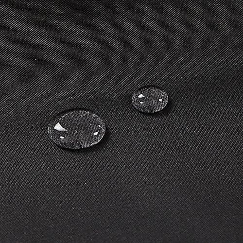 Home Shower Curtain Black Thickened Fabric Bathroom Waterproof Polyester Easy Install Includes Hooks 180x180cm