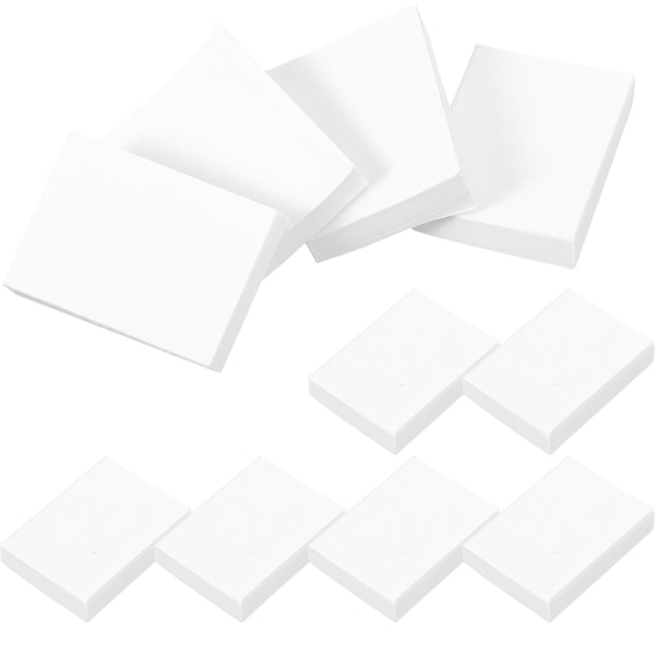 20 stk. Minibøger til dukkehus Tomme malerbare minibøger Modeller Tiny House Layout Prop (2.1X1.6X0.3CM，Hvid）