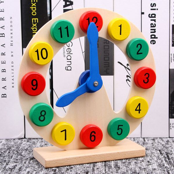 Treform sorteringsklokke pedagogisk leketøy