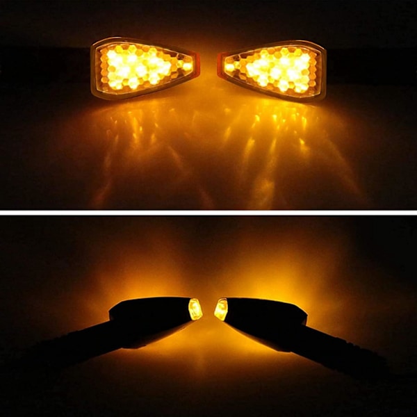 moottoripyörän suuntavilkut, 14 LED, 12V moottoripyörän LED-suuntavilkku_xx