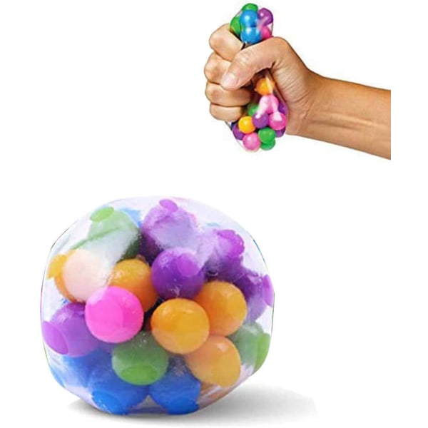 1 stk Stressball for barn og voksne Morsom soyabønnerklemeleketøy