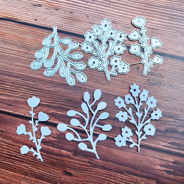 1 sarja kukkien terälehtiä pensas metallileikkuuterät kohokuviointi sabluuna DIY Scrapbooking Onnittelukortin teko Albumi Malli Leikkurit Leikkaa Muoto Lomake Käsityöt