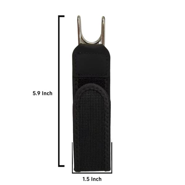 Spændefri Bæltekrog Justerbar Metalkrog Elastisk Bælte Unisex Black