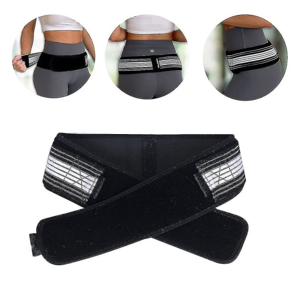 Sacroiliac Si Joint Hip Belt Lower Back Support Brace Hip Braces Pelvic Support Belt--