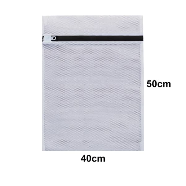 2 st Tvättväskor för underkläder - 40 x 50 cm Vit White 40 x 50 cm