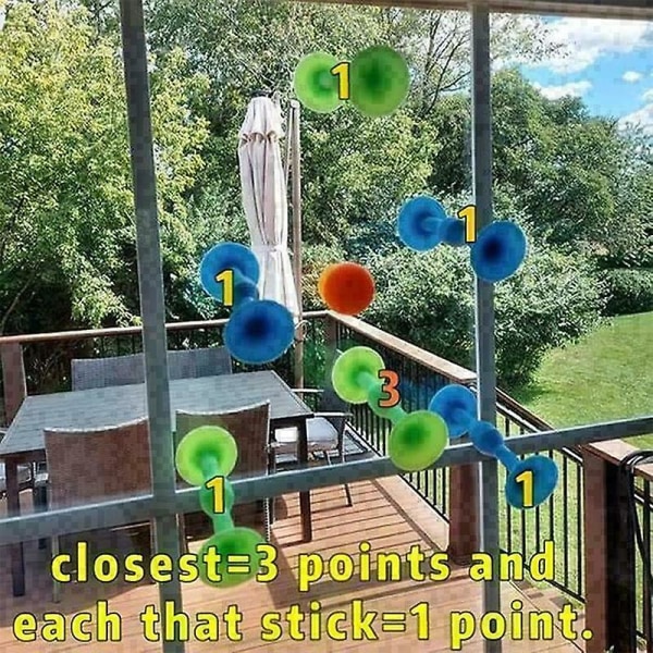 9x Pop Sucker Darts -heitto perheen interaktiivinen lelu Trickshot Stick -pöytäpeli