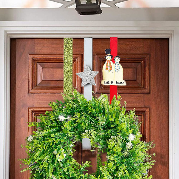 Krans metalkrog til julekrans over dørophæng (stil 5)